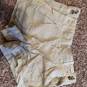 American Eagle High-Waisted Khaki Shorts